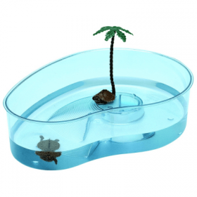 Turtle Tray With Palm Tree 40cm