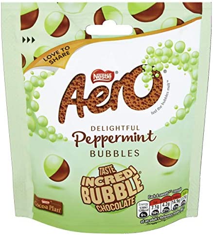 Nestle Aero Peppermint Bubbles 92g
