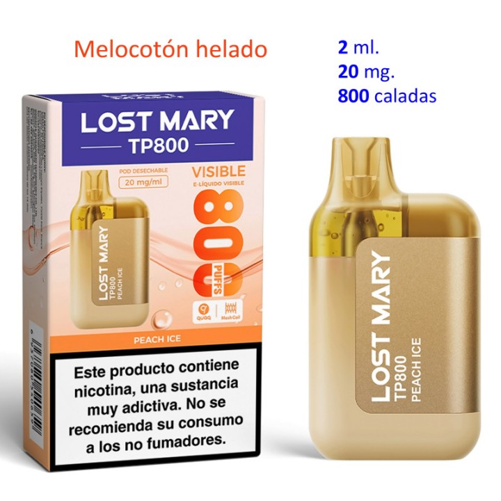 Lost Mary Tp800 Peach Ice