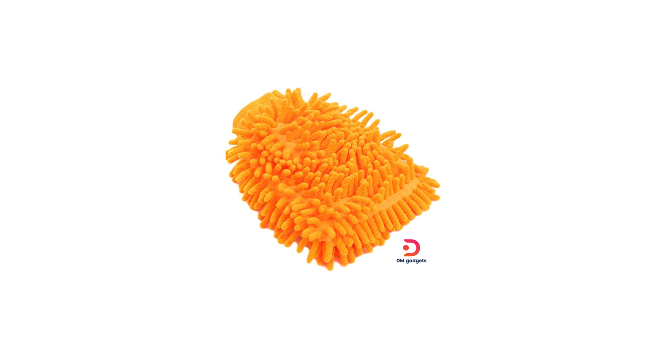 635N12#Carfans®CF13102 Microfiber Car Wash Gloves -Orange