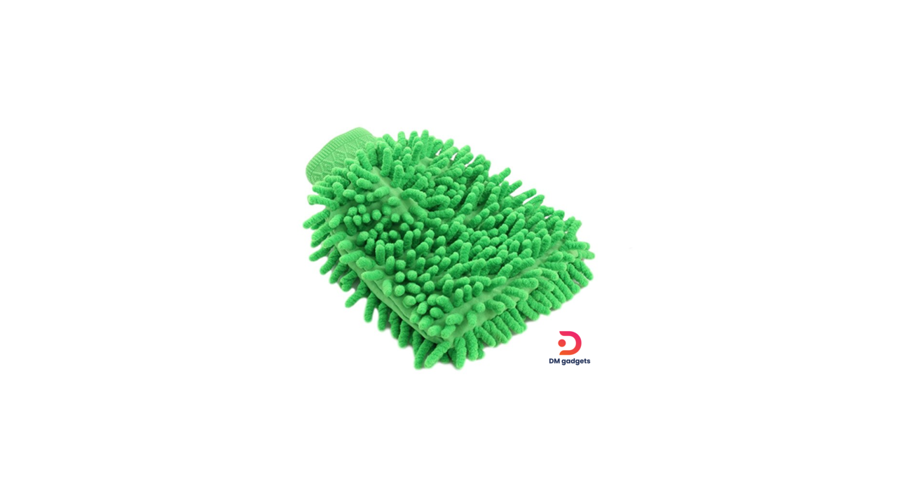 635N10#Carfans®CF13102 Microfiber Car Wash Gloves -Green