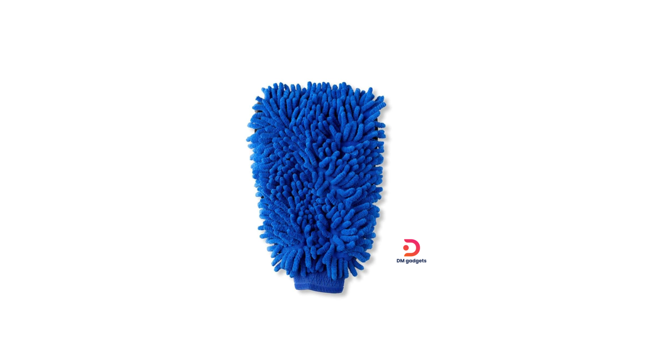 635N9#Carfans®CF13102 Microfiber Car Wash Gloves -Blue