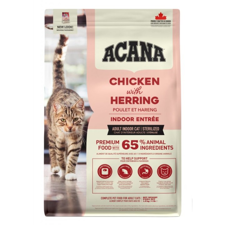 Acana Indoor Entree Cat - 1.8 Kg