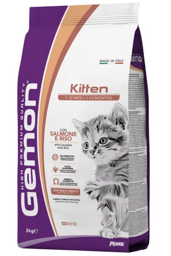 Gemon Kitten With Salmon And Rice - 2 Kg