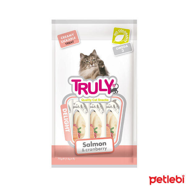 Truly-Creamy Lickables Salmon Cranbery - 70gr