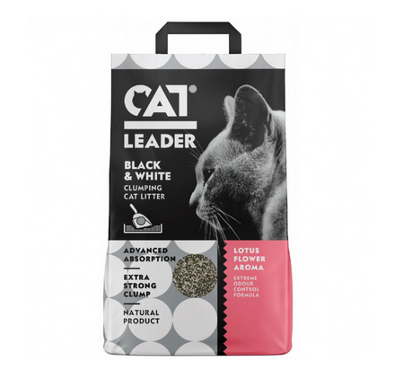 Cat Leader Clumping Black And White Lotus Flower Aroma - 5 Kg