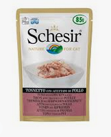 Schesir Cat Tuna With Chicken Slices Pouch In Jelly - 85gr