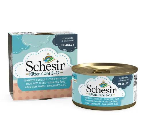 Schesir Kitten Tuna Aloe In Jelly - 85gr