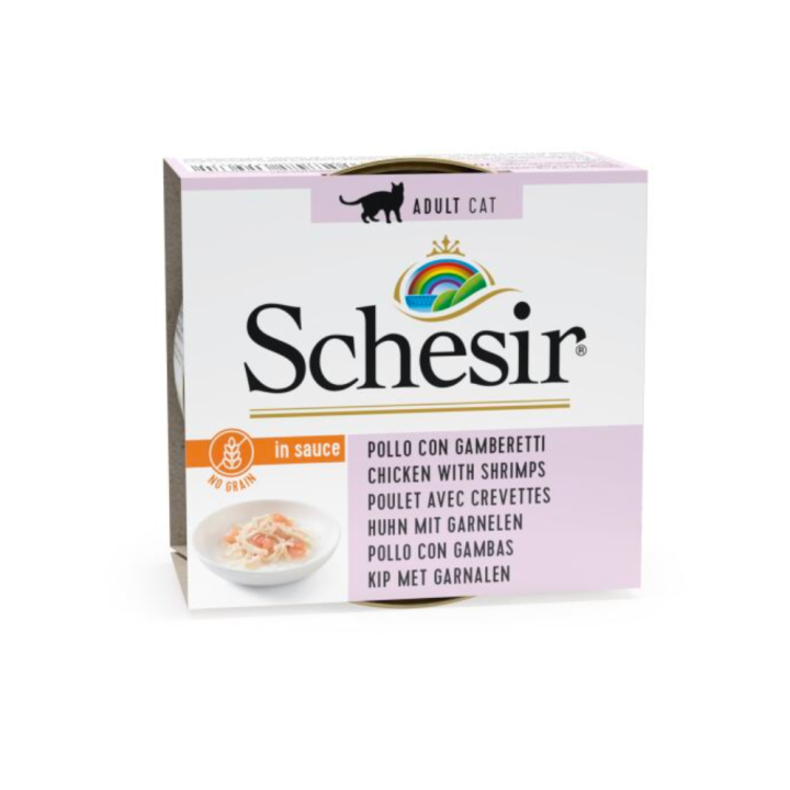 Schesir Chicken With Shrimps In Natural Salsa - 70gr