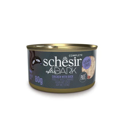 Schesir Cat After Dark Chicken Pate With Duck - 80gr