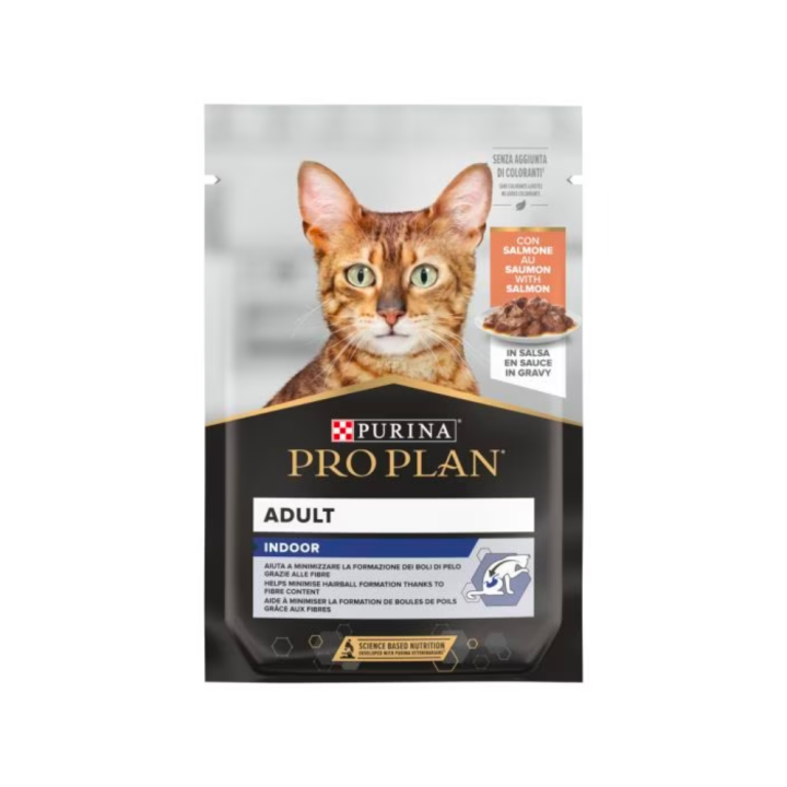 Pro Plan Adult Indoor Cat With Salmon - 85gr