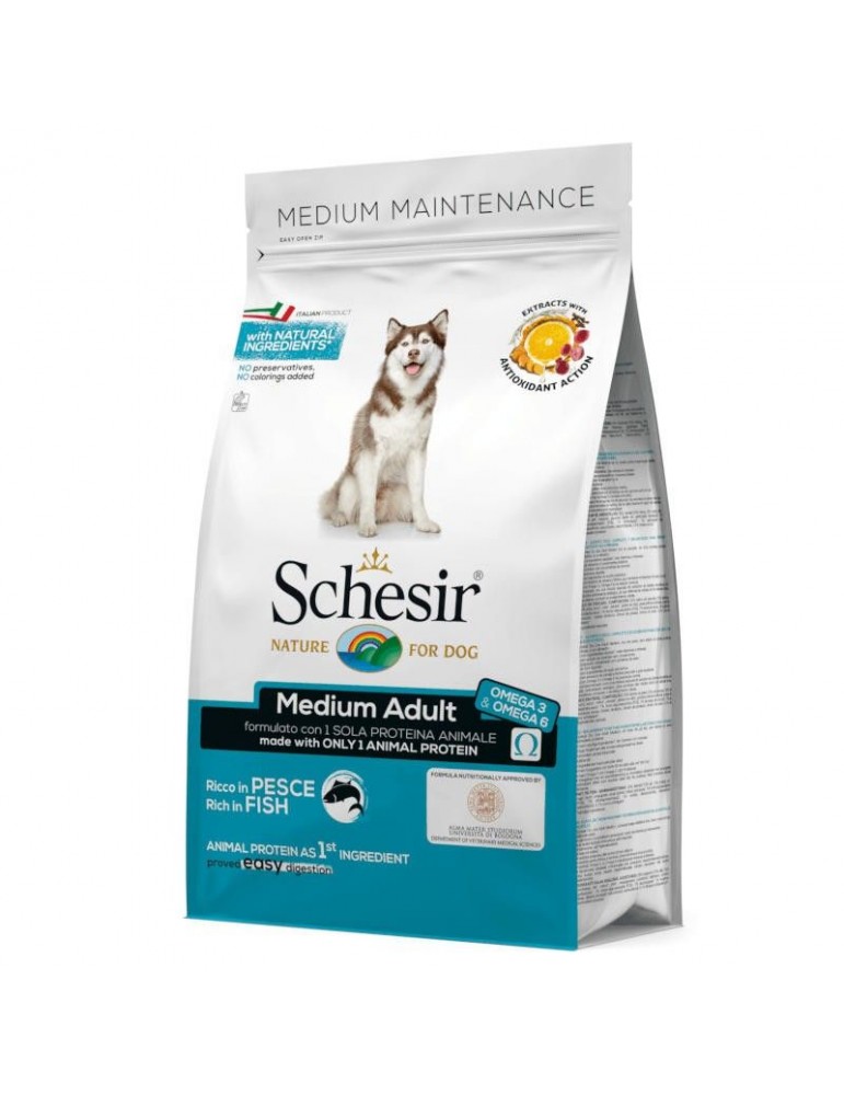 Schesir Medium Maintenance Fish - 12 Kg