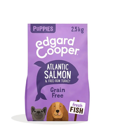Edgard & Cooper Puppy With Fresh Atlantic Salmon & Free Run Turkey - 700gr
