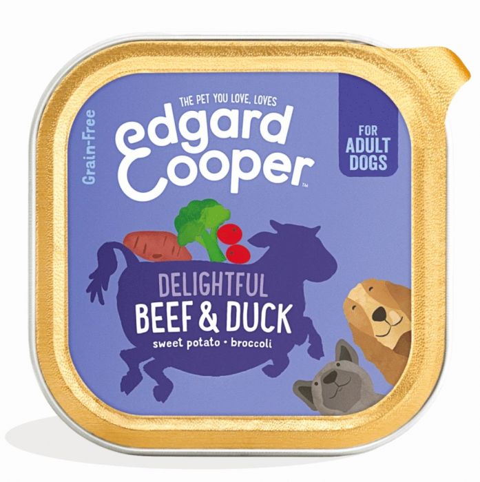 Edgard & Cooper Adult Delightful Beef & Duck - 150gr
