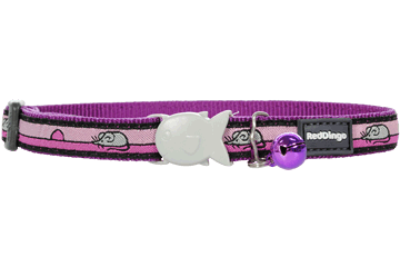 Red Dingo - Mouse Cat Collar - Mouse Print
