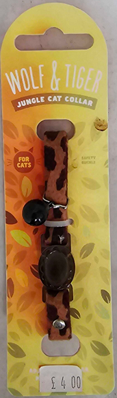 Wolf And Tiger Jungle Cat Collar - 100gr - 100 Grams