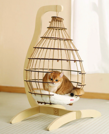 M-Pets Cloud Hanging Cat Bed With Cushion