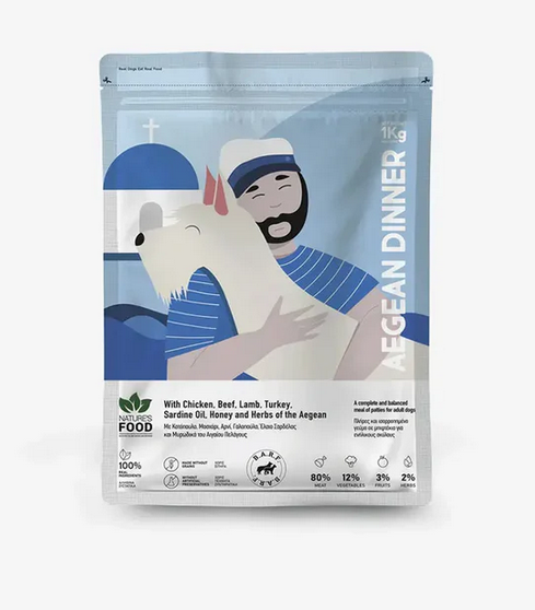 Natures Food Aegean Dinner Patties 1Kg - 1 Kg