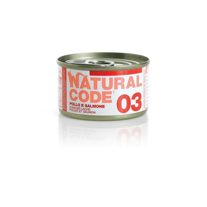 Natural Code Chicken And Salmon - 85gr
