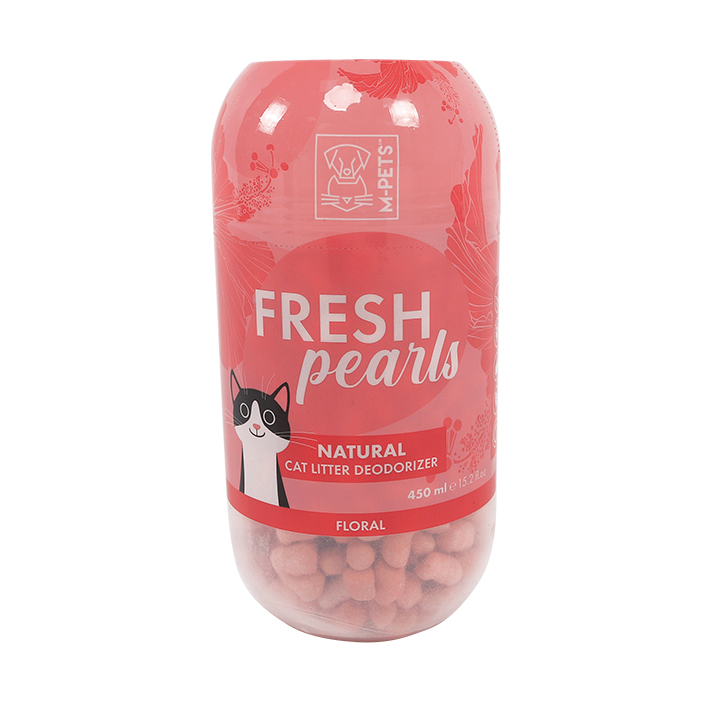 M-Pets Fresh Pearls Cat Litter Deodorizer Floral - 450gr