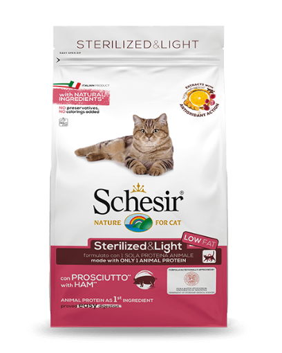Schesir Sterilised & Light Ham - 400gr