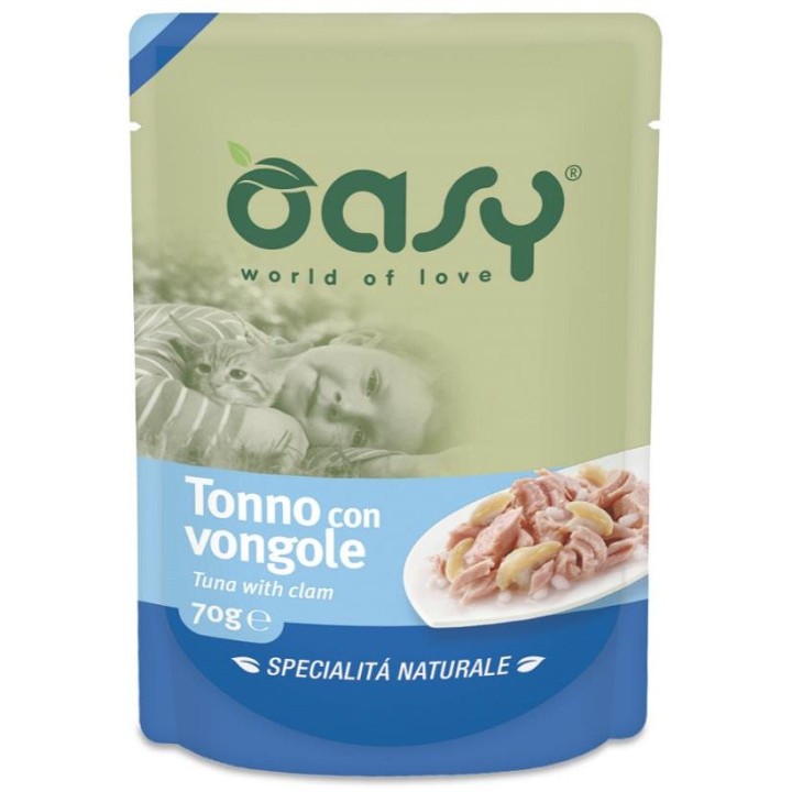 Oasy Tuna With Clam For Adult Cat - 70gr