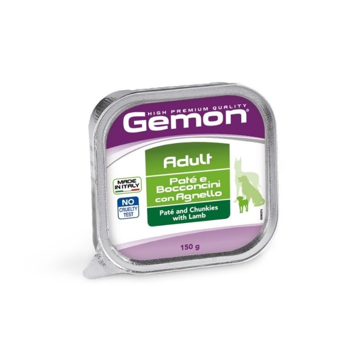Gemon Dog Adult Lamb Chunk & Pate - 150gr