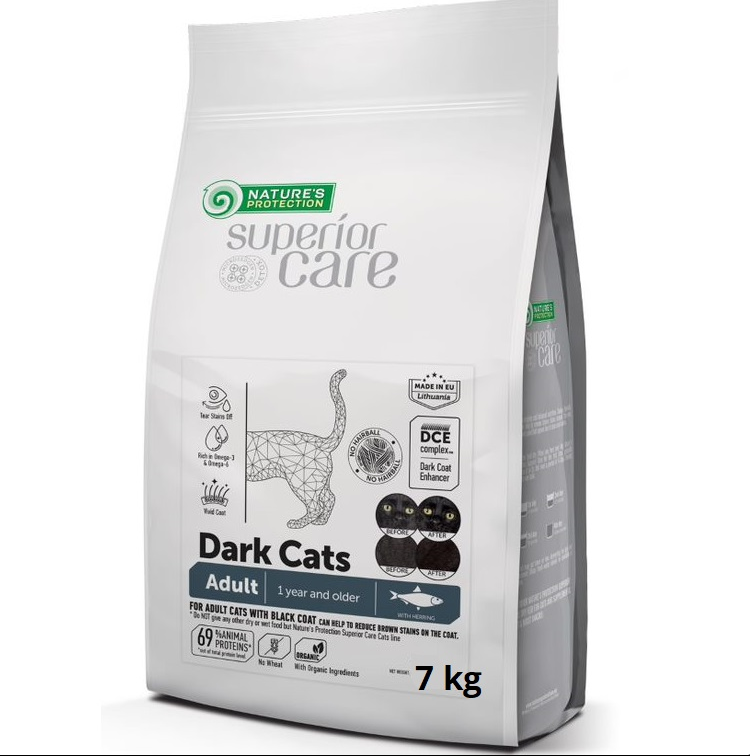 Natures Protection Superior Care Grain Free Herring Adult All Breeds Dark Coat - 400gr
