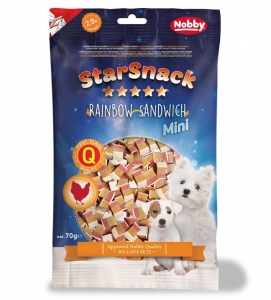 Nobby Starsnack Mini Soft Chicken Meat And Fish 70G
