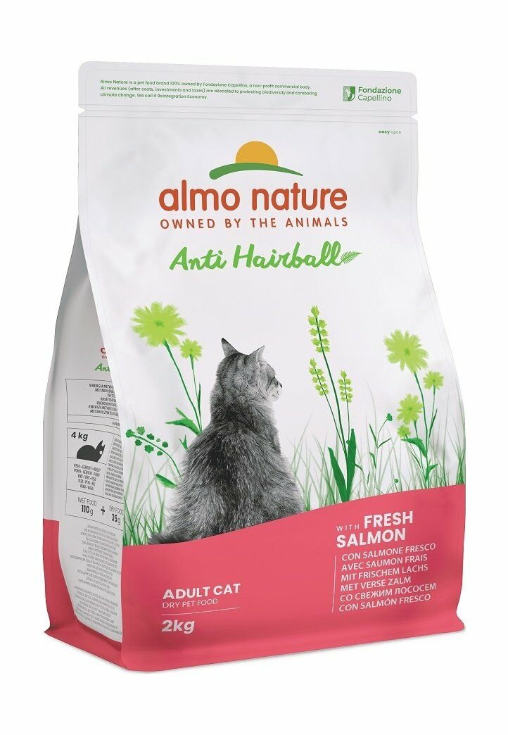 Almo Nature Anti Hairball With Salmon - 400gr
