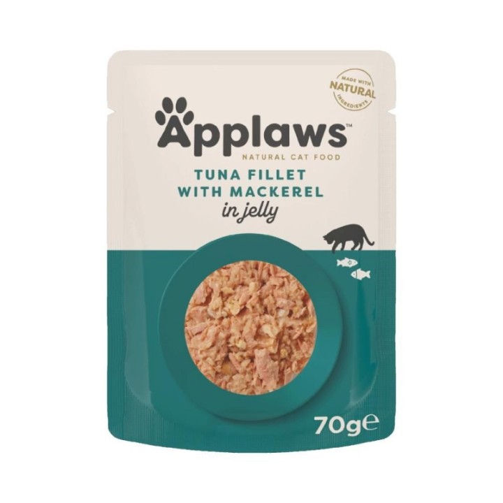 Applaws Tender Cat Tuna With Markerel Jelly - 70gr