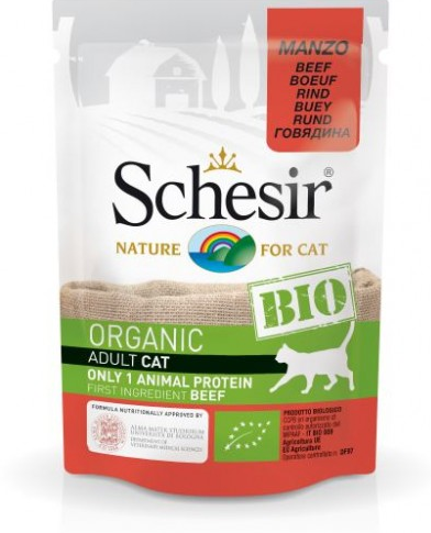 Scehsir Cat Pouch Bio- Beef - 85gr
