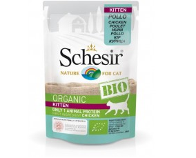 Schesir Kitten Chicken Bio Cat In Pate In Pouch - 85gr