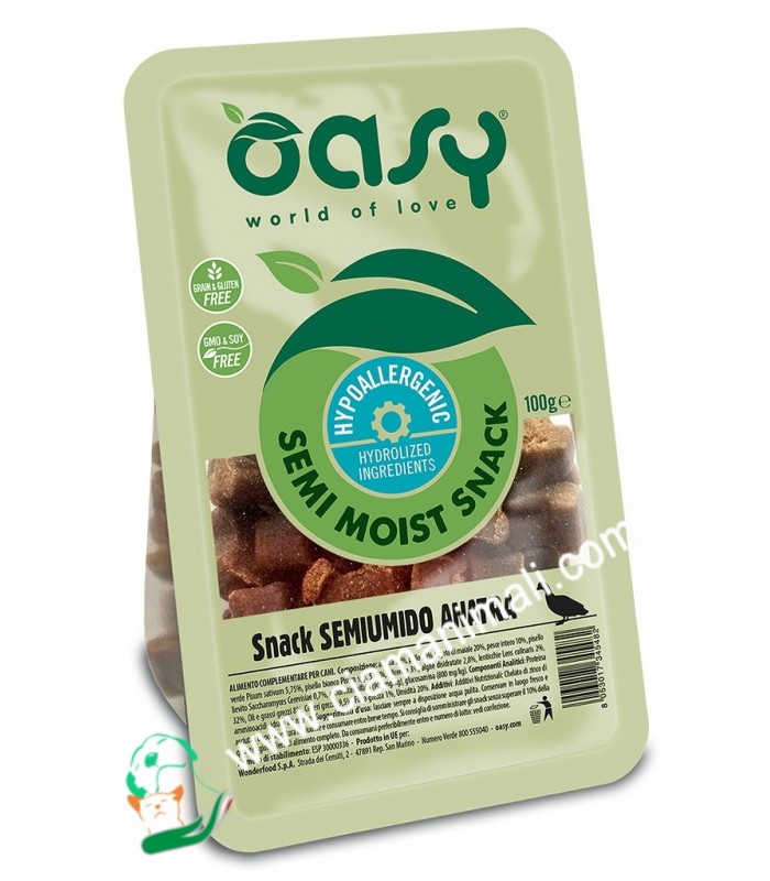 Oasy Snack Dog Duck 100Gr - 100gr
