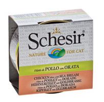 Schesir Chicken Fillets With Seabream - 70gr