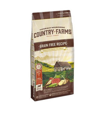 Country Farms Grain Free Adult Beef - 2.5 Kg