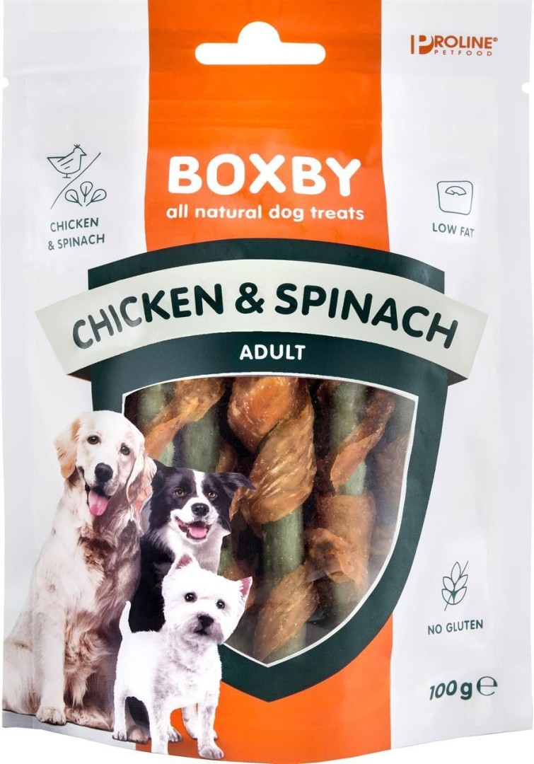 Boxby Chicken & Spinach 100Gr - 100gr