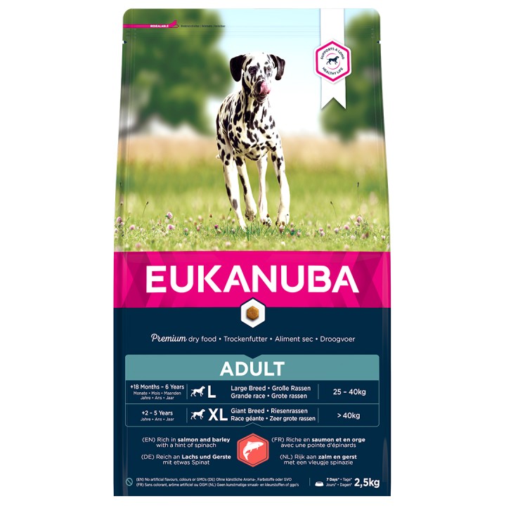 Eukanuba Adult Large/xlarge Salmon & Rice - 2.5 Kg