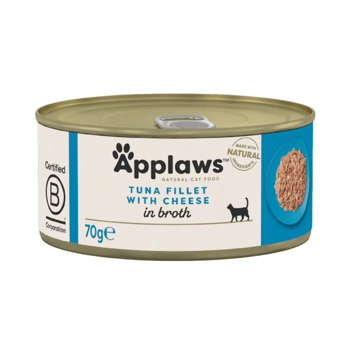 Applaws Tuna Fillet With Cheese - 70gr
