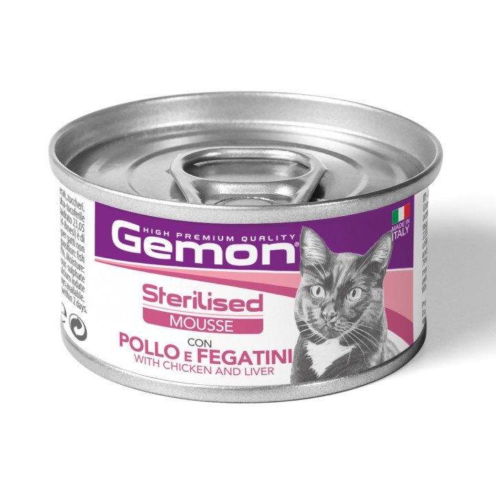 Gemon Sterilized Chicken And Liver Mousse - 85gr