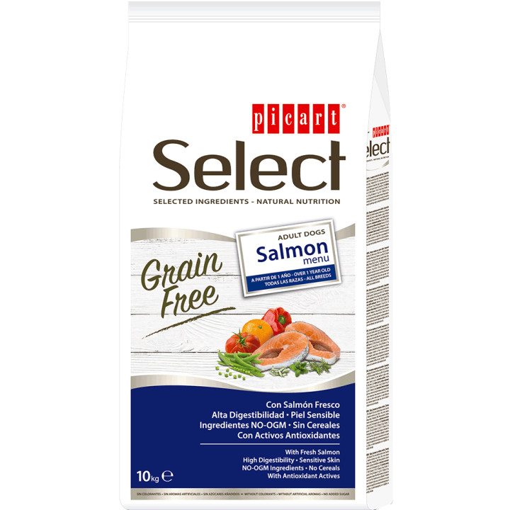 Picart Select Grain Free Adult All Breeds With Salmon - 2 Kg