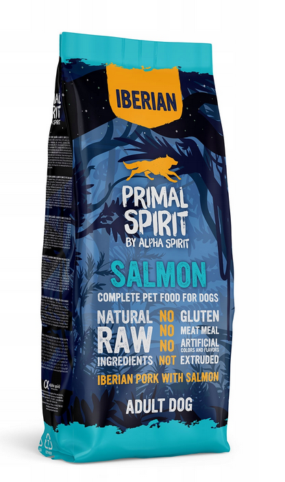 Primal Spirit Iberian Salmon Adult Dog Food - 12 Kg