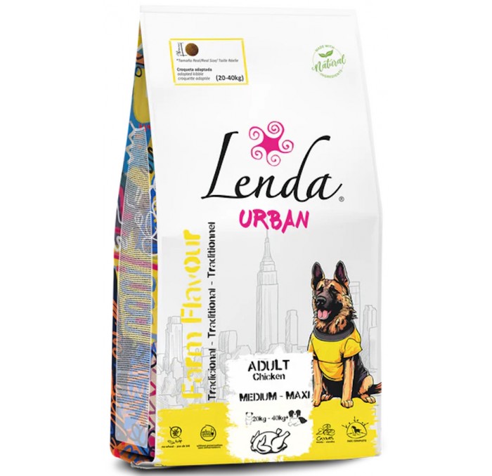 Lenda Urban Medium-Maxi Dog Farm Flavour With Chicken - 2 Kg