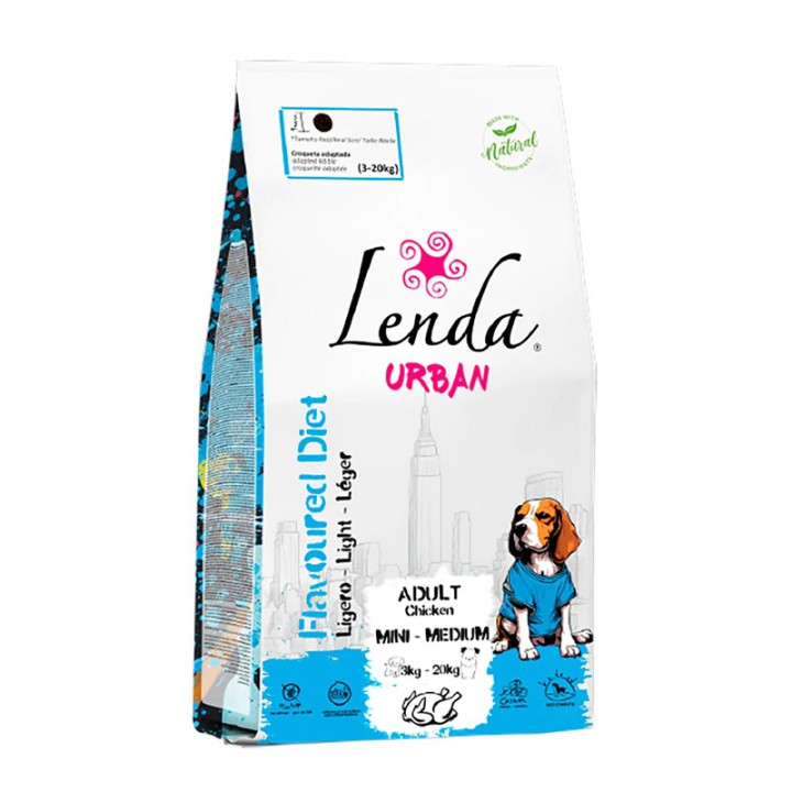 Lenda Urban Dog Flavoured Diet Light - 2 Kg