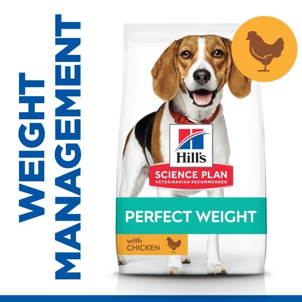 Hills Perfect Weight Medium Dog Food - 12 Kg