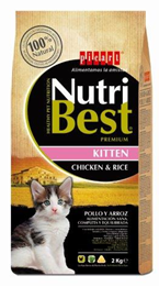 Picart Nutribest Cat Kitten Chicken And Rice - 2 Kg