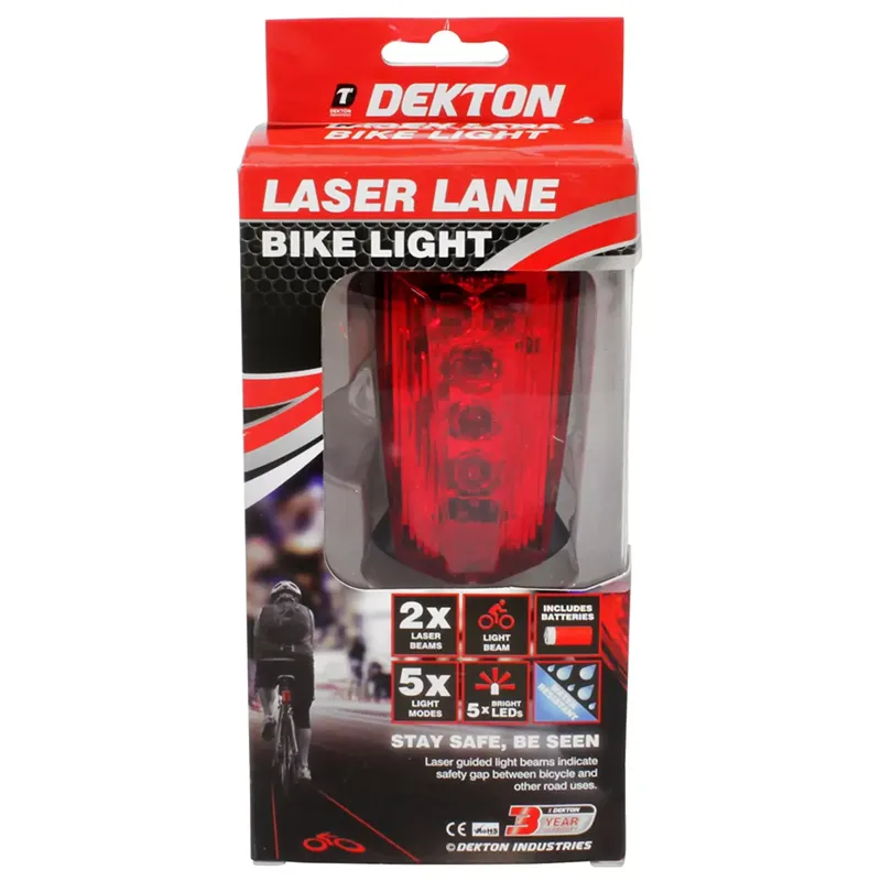 Dekton Laser ποδηλάτου νυχτερινής ασφάλειας DT50598