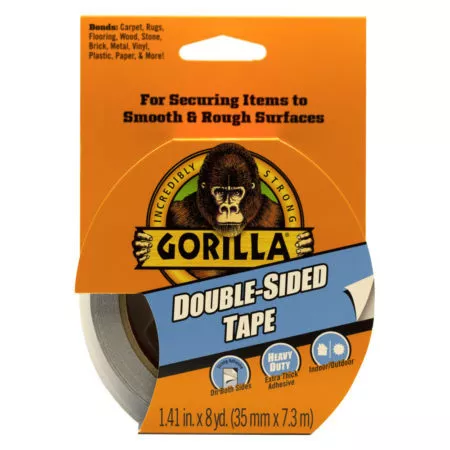 Gorilla Glue Gorilla Tape - Extra Thick Adhesive - Double Sided - 3.5X7.3M