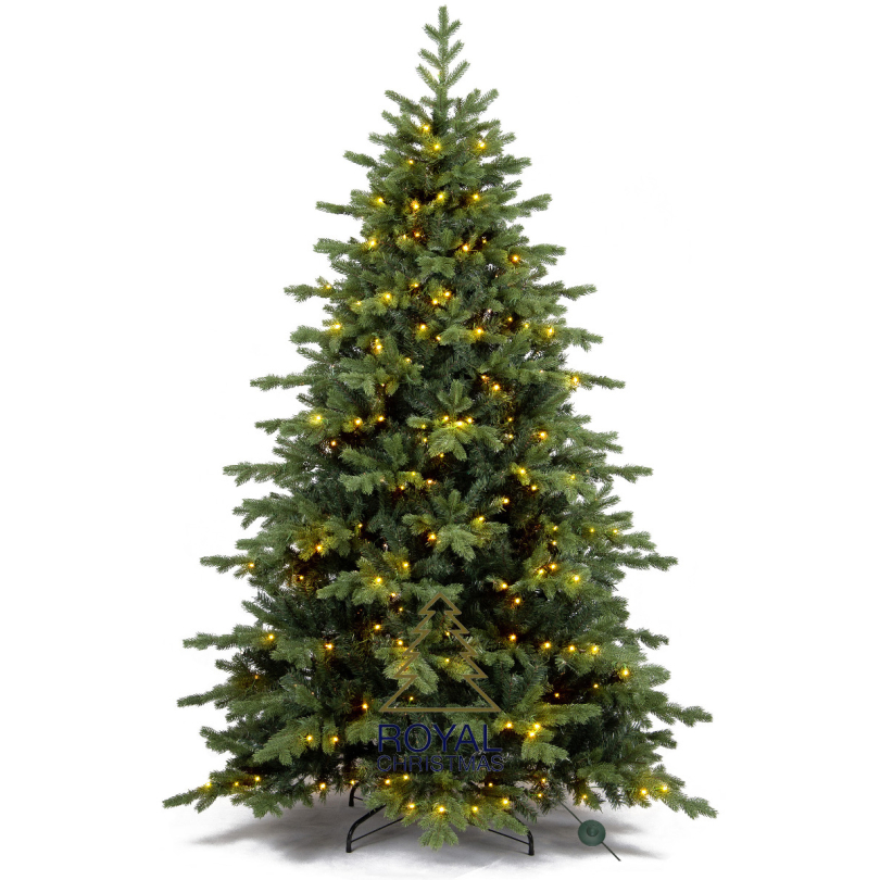 Pre-Lit Christmas Tree - Spitsbergen - Green - D134xH210cm/450LED Lights/1369 tips