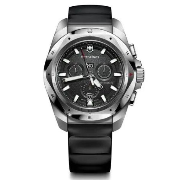I.N.O.X. Chrono 43, Black Dial, Black Rubber Strap (241983)